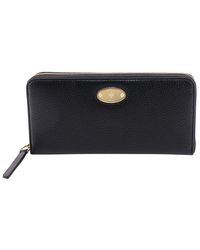 Mulberry - Leather Closure With Zip Wallets - Lyst