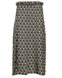 Valentino - Toute La V Pleated Midi Skirt - Lyst