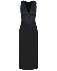 Versace - Maxi Corset Dress - Lyst