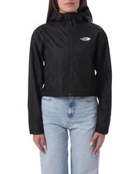 The North Face - Zip-up Cropped Jacket - Lyst