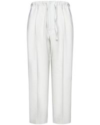 Y-3 - Side-stripe Drawstring Trousers - Lyst