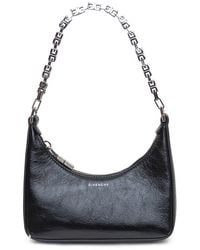 Givenchy Mini Moon Cut-out Crossbody Bag - Black