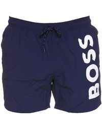 BOSS - Logo Swimwear - Lyst