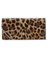 Alexander McQueen - Skull Embellished Mini Wallet On Chain - Lyst