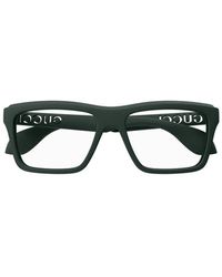 Gucci - Square Frame Glasses - Lyst