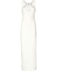 Guess - Embellished Neck Maxi Dress - Lyst