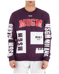 MSGM Sweatshirt Sweat - Purple