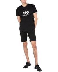 Alpha Industries - Bermuda Logo Shorts - Lyst