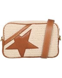 Golden Goose - Star Bag In Crochet Fabric And Leather - Lyst