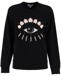 kenzo eye sweatshirt white