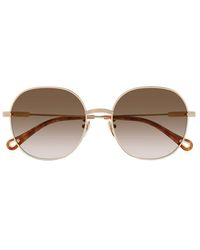 Chloé - Round-frame Sunglasses - Lyst