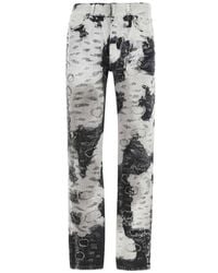 Givenchy - Distressed Two-Tone Jeans - Lyst