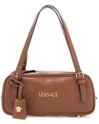 Versace - Nappa Leather Bowling Bag - Lyst