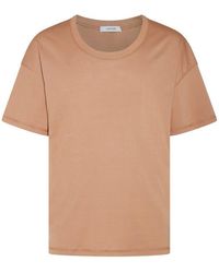 Lemaire - Short-sleeved Scoop-neck T-shirt - Lyst
