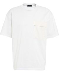 Herno - Pocket-detailed Crewneck T-shirt - Lyst