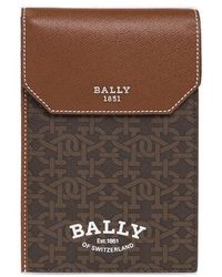 Bally - Logo-printed Strapped Wallet - Lyst