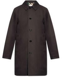Burberry - Single-breasted Coat, - Lyst