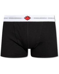 DSquared² - Cotton Boxers With Logo, - Lyst