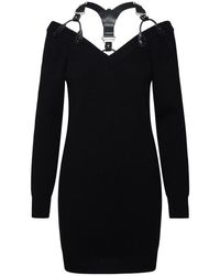 Moschino - Black Wool Dress - Lyst