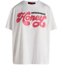 DSquared² - Dsquared 2 T Shirts And Polos White - Lyst