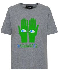 DSquared² - Cotton Blend T-shirt - Lyst