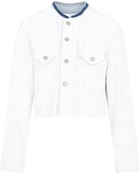 Maison Margiela - Button-up Denim Jacket - Lyst