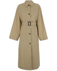 Totême - Trench Coat With Matching Belt - Lyst