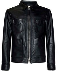 Tom Ford - Unlined Grained-texture Leather Jacket - Lyst