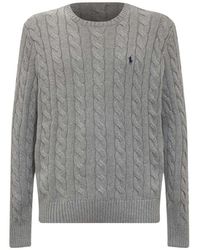 Polo Ralph Lauren - Cable Knit Sweater - Lyst