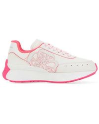 Alexander McQueen - Two-tone Leather Sprint Runner Sneakers - Lyst