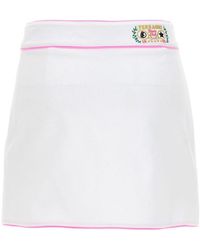 Chiara Ferragni - Logo Embroidered Tennis Skirt - Lyst