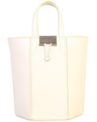 Off-White c/o Virgil Abloh Binder-clip Bucket Bag - Natural