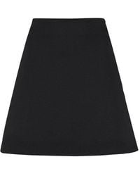 Bottega Veneta - Wool Mini Skirt - Lyst
