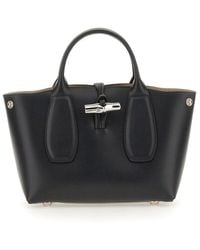 Longchamp - Roseau Small Top Handle Bag - Lyst