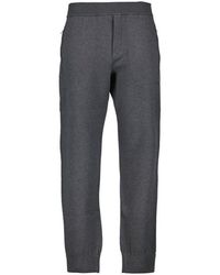 Dior - Logo Embroidered Straight-cut Pants - Lyst