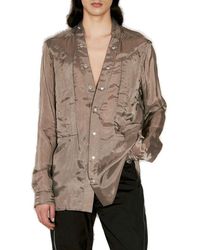 Rick Owens - Long-sleeved Button-up Shirt - Lyst
