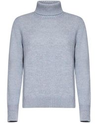 Blanca Vita - Roll-Neck Knit Jumper - Lyst