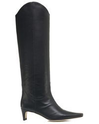 STAUD - Western Wally Knee-High Boots - Lyst