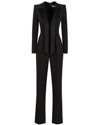 Elisabetta Franchi - Elegant Flared Hem Crepe Jumpsuit - Lyst