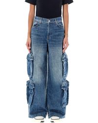 Amiri - Baggy Cargo Jeans - Lyst