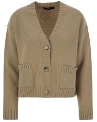 Weekend by Maxmara - Arad Soft Wool Cardigan - Lyst