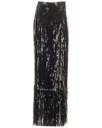‎Taller Marmo - Allover Sequin Embellished Maxi Skirt - Lyst