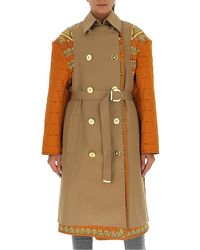 versace long coat