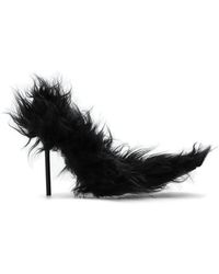 Balenciaga - Flex Fur Pumps - Lyst