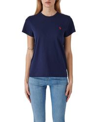 Polo Ralph Lauren - Logo-embroidered Crewneck T-shirt - Lyst