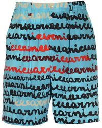 Marni - Printed Buttoned Shorts - Lyst