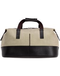 Dior Travel Duffle Weekend Shoulder Bag - Natural