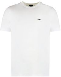 BOSS - Logo Printed Regular-Fit T-Shirt - Lyst