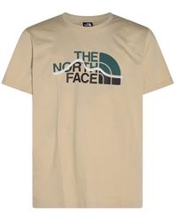 The North Face - Sand Cotton T-Shirt - Lyst