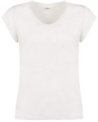 Isabel Marant - Zankou V-neck T-shirt - Lyst